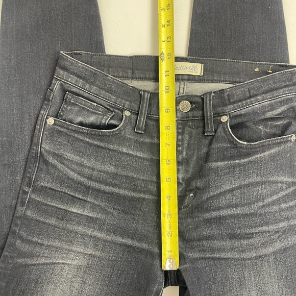 Madewell High Riser Skinny Black Ripped Jeans – Size 27 - Picture 5 of 10
